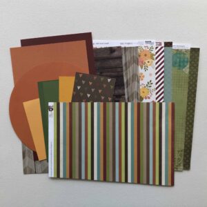 Scrapbooking paper, patterns and solids